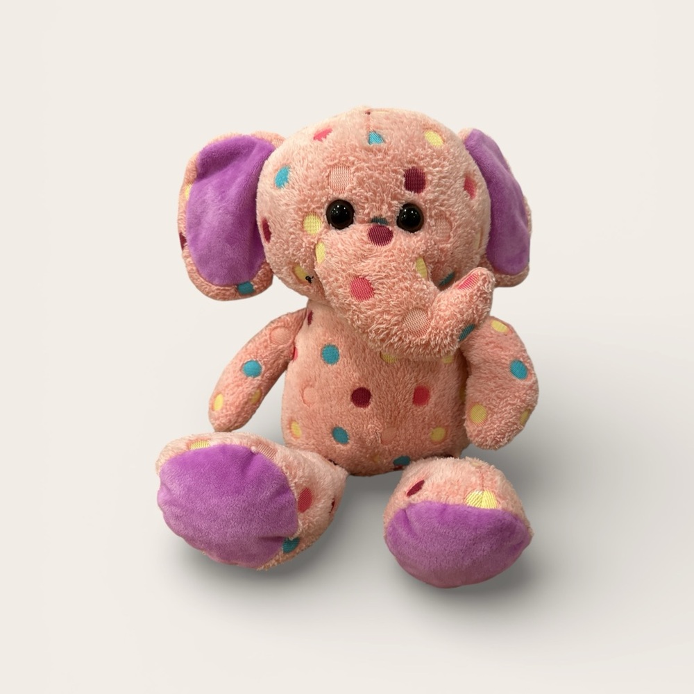 Hugfun International pink plush elephant Toy